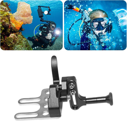 Shutter Release Extension Lever Trigger Mount Adapter for Diving Tray Stabilizer Underwater Camera Housing Handle