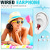 Konohan 100 Pack Kids Earbuds, Wired Earphones for School Library, Mixed Colors