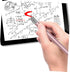 HOMSFOU 5pcs Capacitive Pen Tip Touchscreen Pen Tips, Mesh Fiber Stylus Tips Refill for Stylus Pen, M5 Replace Component
