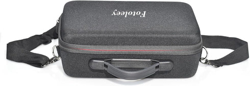 Fotoleey Carrying Case for Insta360 X4 Camera, Fits Waterproof Case and Selfie Stick, with Strap & Handle, EVA Material