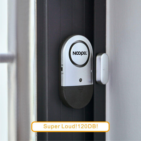 Door Alarms When Opened, 4 Pack Noopel 120DB Loud Pool Alarms for Doors, Window Alarm Sensors for Home Security