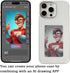 DIY E-Ink Phone Case for iPhone 15 Pro Max: Smart Photo Rear Projection Customizable Case to Display Photos Instantly -