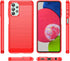 M MAIKZI Cellular Phone Case for Samsung Galaxy A23, Red Brushed TPU, with HD Screen Protector