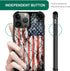 DJSOK Distressed Flag Case for iPhone 15 Pro Max - Rugged Dual Layer Shockproof Cover for Men, Boys, and Girls.