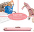 M-Plateau Stick-On Phone Wallet, PU Leather Card Holder with Zipper Coin Pocket for iPhone and Case
