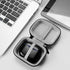 Geekria Shield Earbuds Case for JBL Tour Pro 3, Tune 120TWS, Wave Buds, Hard Shell Travel Bag with Carabiner Clip, Dark