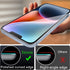IMBZBK iPhone 14 Screen Protector 3 Pack - Tempered Glass, 9H Anti-Scratch, Case Friendly, with Camera Lens Protectors.