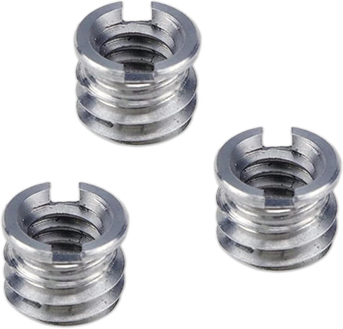 Danger Buddies 1/4"-20 Female to 3/8"-16 Male Screw Adapter Reducer Bushing Converter for DSLR