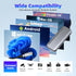 Rytaki 7-in-2 5Gbps 15/16/17, Memory Stick Pro Duo Card Reader, USB-A & USB-C Multi-Card Reader for SD/TF/CF/MS/XD