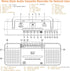 WISCENT Cassette Playback/Recording,Cassette MP3 Portable Retro Stylish Player Recorder Boombox