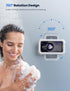 Lamicall Shower Phone Holder Waterproof - 480° Rotatable Retractable Adjustable Shower Phone Case Holder, Bathroom Wall Phone Mount Stand Water Proof Anti Fog Case, Shower Accessories for 4-7" Phones