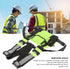 Radio Chest Harness Bag, Universal Two Way Adjustable Oxford Cloth Radio Vest Rig with Front Pack Pouch, Fruit Green
