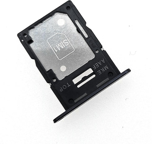 Sim Card Tray SD Card Holder Replacement for Samsung Galaxy A15 (5G) SM-A156U A156U1 A156B A156 - Blue Black