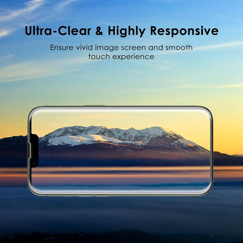 JETech 2-Pack iPhone 13 Pro Max Screen Protector, 6.7-Inch, Full Coverage Tempered Glass, HD Clear, Auto Alignment Tool.