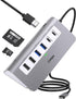 USB C Hub, INTPW 9-in-1 Multiport Adapter with 3.28FT Cable, 4K HDMI, PD 100W, USB-C, USB A 3.0, SD/TF