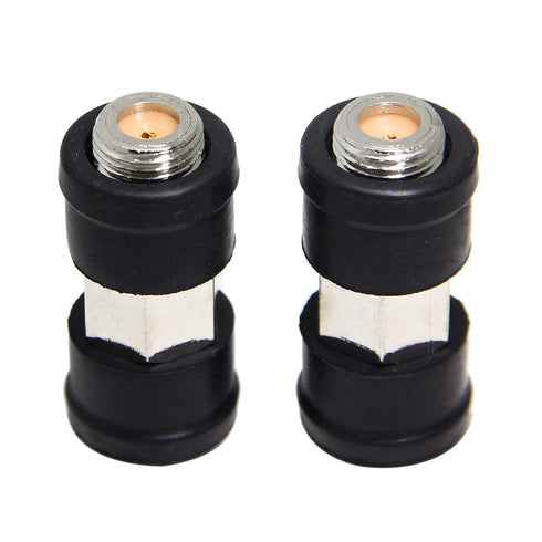 Outdoor Coaxial Cable Connector 2-Pack, RG6 F Female to Female Extension Coupler, Weatherproof