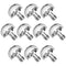 10 Pack Stainless Steel D Shaft D-Ring 1/4" Tripod Screw Adapter for Camera Camcorder Monopod Quick Release