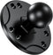 BRCOVAN 1'' Ball Mount Base with Aluminum Alloy AMPS Hole Round Plate & 1'' TPU Ball Adapter