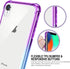 SALAWAT iPhone Xr Case, Clear Slim Anti Scratch Protective Cover with Reinforced Corners - Shockproof TPU Bumper, Blue