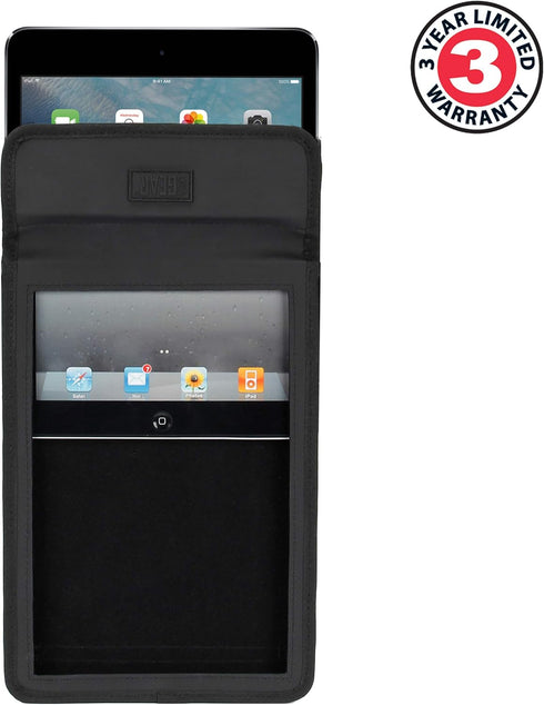 USA GEAR 10 inch Tablet Case with Shoulder Strap, Compatible with Apple iPad 2019, Samsung Galaxy Tab A 10.1, Black