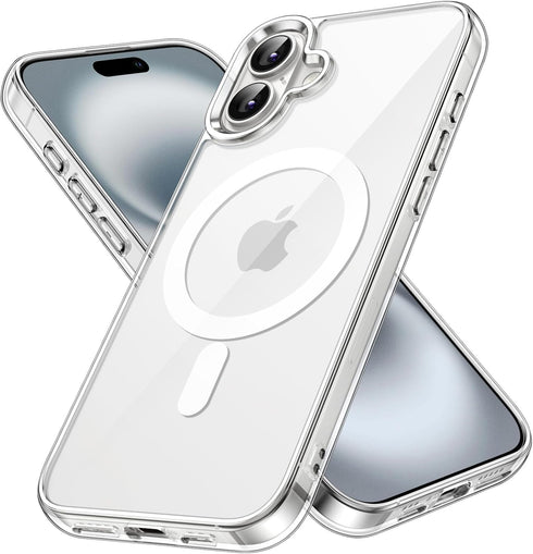 JETech Magnetic Case for iPhone 16 6.1-Inch Compatible with MagSafe, Shockproof Phone Bumper