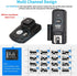 Godox CT-16 Wireless Radio Flash Trigger Receiver Kit, 3 in 1 Flash Transmitter and Receiver for Canon Nikon Pentax DSLR