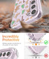 Samsung Galaxy S23 Christmas Clear Phone Case - Gingerbread Man Pattern, Soft TPU, Slim, Shockproof, Perfect for Boys &