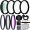 Ultimaxx 67MM Complete Lens Filter Accessory Kit - UV CPL FLD + Macro Close Up Set