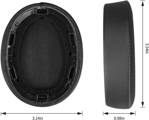 Cooling Gel Ear Pads Cushions Replacement for Sony WH-H900N & MDR 100ABN Noise Canceling Over-Ear Headphones