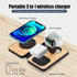 3-in-1 Charging Station for Apple Devices, 21W Mag Safe Wireless Charger, Foldable Travel Charger for iPhone 16-12