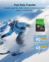 KEXIN 256GB Micro SD Card with SD Adapter, microSDXC Memory Card UHS-I A1 V30 U3 for Smartphone Tablet Action Camera