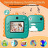 MFLABEL Kids Instant Print Camera, HD Dinosaur Selfie Digital Camera with 1080P Videos, Portable Travel Toy Set
