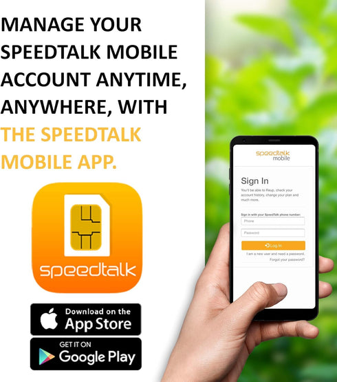 SpeedTalk Mobile $5 Smart Watch SIM Card Kit for 5G 4G LTE Smartwatches, Preloaded 3 in 1 Simcard