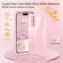 DUEDUE 17 17 6.3", for iPhone Pro Case, Glitter Anti-Yellowing Shockproof Protective Transparent Cover Bling Sparkle