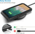 Marrkey iPhone 13 Pro Max Case, 360 Full Body Protective Heavy Duty Shockproof Tough Armour Case - Black