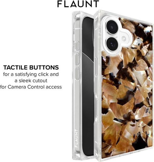 FLAUNT 17 Official Square Protective Case - Compatible with iPhone - Compatible with MagSafe & Wireless Charging