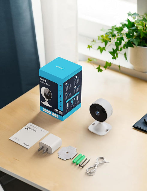 GNCC 2.4GHz 1080P Required(1-Pack) Only Indoor Security Camera, Cameras for Home Security, Motion Detection, Two-Way