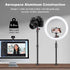 Mechrig 360 1/4" (811002) Camera Desk Mount Table Stand with Ball Head, Table Light Stand with Screw & C Clamp, Webcam