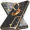 Galaxy S21 Case with Screen Protector, Built-in 360° Rotation Ring Holder Magnetic Kickstand, Soft TPU Shockproof
