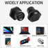 QIANRENON USB C Panel Threaded Fixed Mount Coupler Converter Adapter, USB 3.1 Type C Female to Female Flush Panel Mount