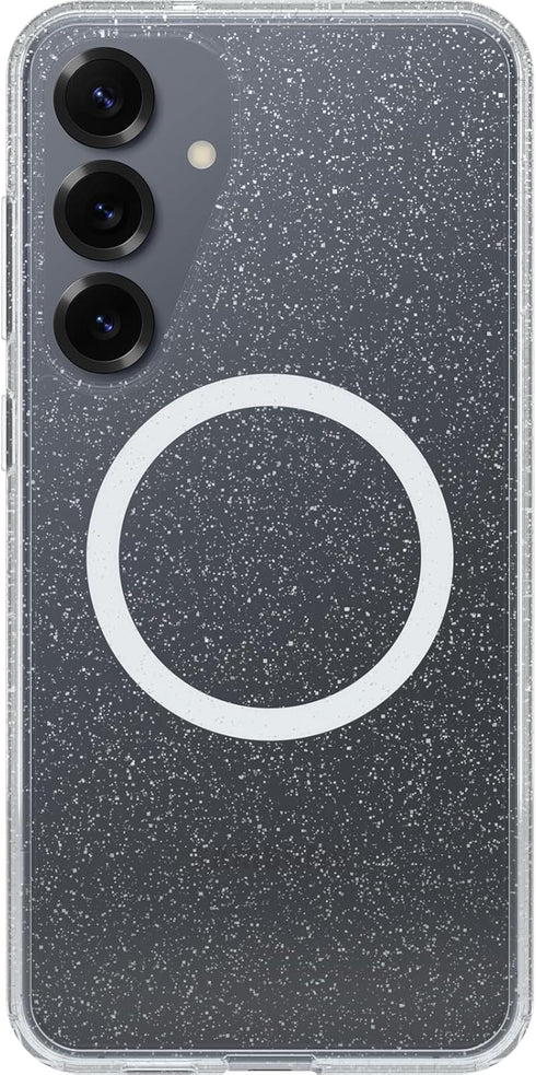 OtterBox Samsung Galaxy S25+ Symmetry Series Clear Magnet Case - Stardust Clear/Glitter