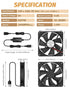 140mm 25mm 3 5v x USB Computer Fan with Speed Degree PC Cooling Fan for DVR Receiver PlayStation Xbox AV Cabinet