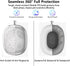 Clear Glitter Case for AirPods Max, 3 in 1 Soft TPU Ear Cups, Ear Pad, and Headband Cover