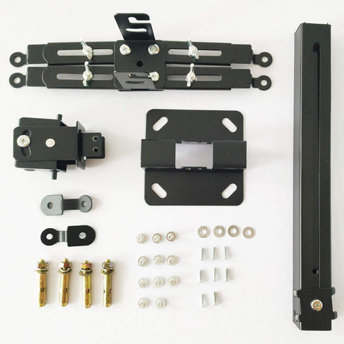 Projector Mount - Wall or Ceiling Projection Mount Bracket with Adjustable Height and Extendable Arms for Home and