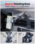 Phone Holder for Car with New Rotating Base, Universal Cell Phone Mount for Dashboard, Windshield, Long Arm