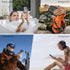 Lanhiem Galaxy Note 9 Phone Case, IP68 Waterproof Dustproof Shockproof with Built-in Screen Protector