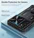 FNTCASE Samsung Galaxy A15-5G Case: Rugged Military Grade Shockproof Drop Protection Mobile Cover with Kickstand (Black)