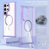 DAKORIE Clear Slim Case for Samsung Galaxy S24 Ultra, Military Grade Anti-Drop Phone Cover 6.8 inch - Purple