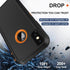 Shop iPhone X/Xs Case with Belt Clip Holster, Rugged Military Grade Protection & 2X Screen Protectors (Orange).