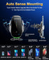 Memofo Wireless Car Charger Mount, 15W Fast Auto-Clamping Phone Holder for iPhone 14 13 12 11 Pro Max, Samsung